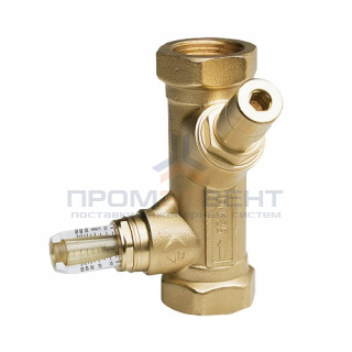 Вентиль балансировочный WATTS SRV-IG - 1" (ВР/ВР, Ду25, расход 5-50 л/мин, kvs 5.5, Memostop)