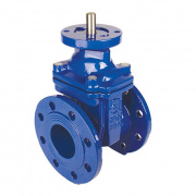 Задвижка чугунная RUSHWORK 102 - Ду125 (ф/ф, PN10, Tmax 110°C, ручка под электропривод)