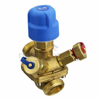 Клапан балансировочно-регулирующий Danfoss - AQT 1"1/4" (НР/НР, PN16, Tmax 120°C, c измер.ниппелями)