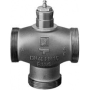 Клапан регулирующий трехходовый Danfoss VRG3 - 1" (НР/НР, PN16, Tmax 130°C, Kvs 1.0, чугун)