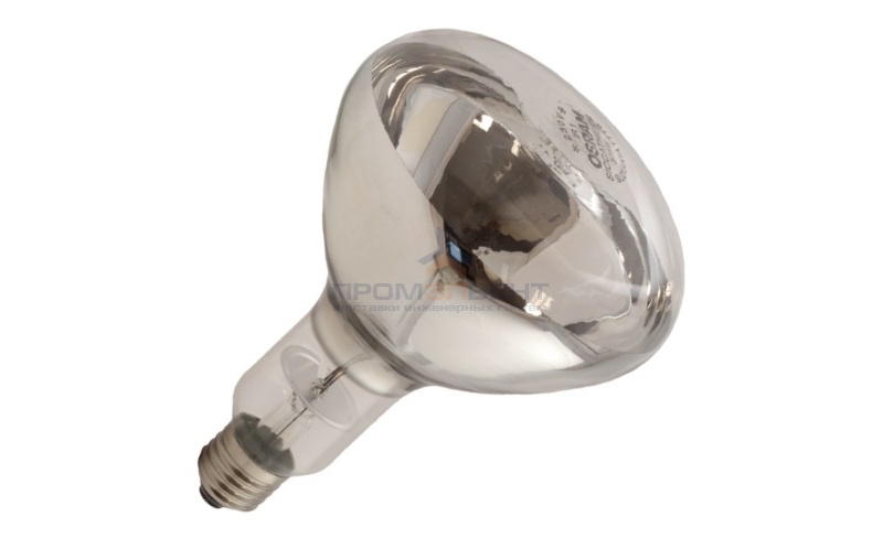 Лампа инфракрасная Osram SICCATHERM R125 CL 250W 30° E27 прозрачная