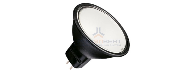 Лампа галогенная BLV Reflekto Fr/Black 50W 40° 12V GU5,3 отражатель black/черный