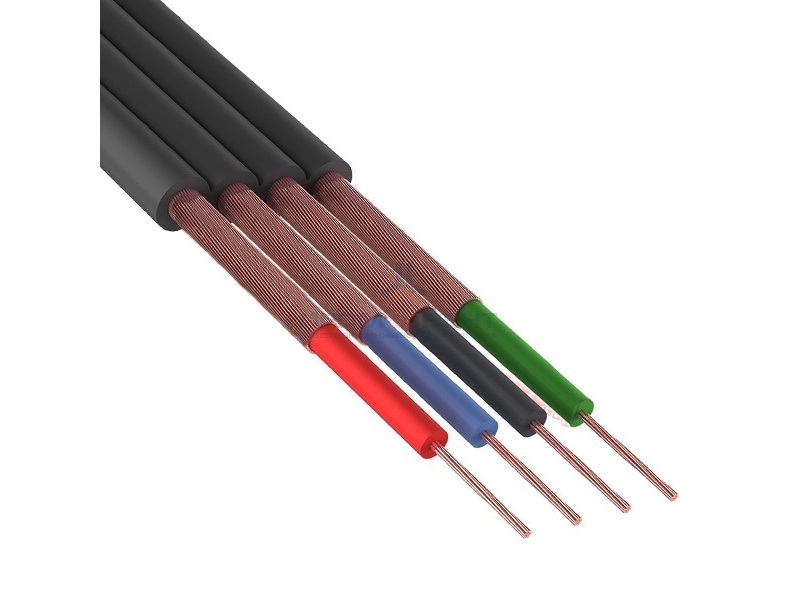 Кабель ШГЭС-4 LT Rexant плоский черный