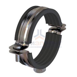 Хомут для средних нагрузок 3/8", c изоляцией