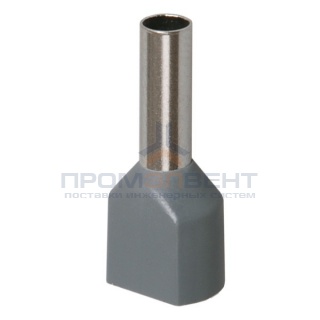 Наконечник кабельный НШвИ2 4,0-12 с изолированным фланцем серый НГИ2 (100шт) ИЭК