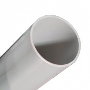 Труба ПВХ жёсткая гладкая DKC д.40мм, лёгкая, цвет серый [3м/шт, уп.30м]