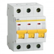Автоматический выключатель ВА47-29 3Р 3А 4,5кА характеристика В ИЭК (автомат)