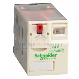 Миниатюрное реле Schneider Electric Zelio Relay  RXM 4 контакта 24В AC 6A